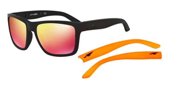 ARNETTE AN4177   WITCH DOCTOR » FUZZY BLACK RED MUTILAYER