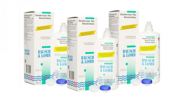 BAUSCH & LOMB Sensitive Eyes Solucion Salina Pack 3 » 