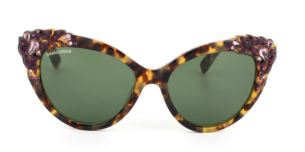 DSQUARED DQ0168 » RED HAVANA/GREEN