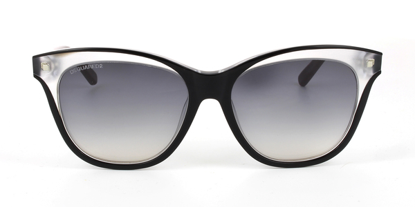DSQUARED DQ0210 » BLACK / CRYSTAL / GREY GRADIENT