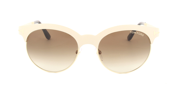 TOM FORD FT0438 ANGELA » SHINY GOLD / BROWN GRADIENT