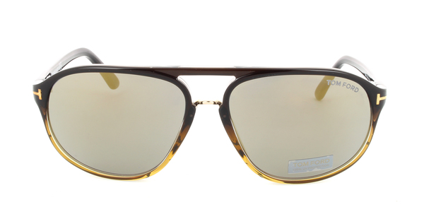 TOM FORD FT0447 JACOB » BLACK / OTHER / GREY MIRROR