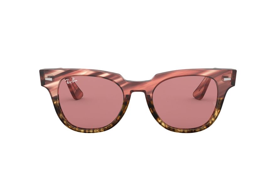 RAY-BAN METEOR RB2168 » PINK GRADIENT BEIGE STRIPPED
