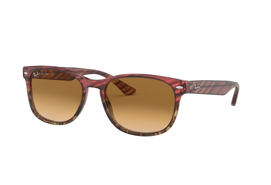 RAY-BAN RB2184 » PINK GRADIENT BEIGE STRIPPED