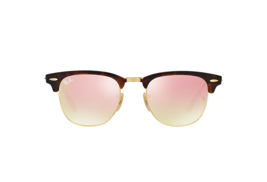 RAY-BAN RB3016 CLUBMASTER » SHINY RED HAVANA COPPER