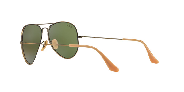 RAY-BAN RB3025 AVIATOR LARGE METAL » BRUSCHED BRONZE VIOLET MIRROR
