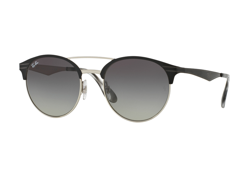RAY-BAN RB3545 » TOP BLACK ON SILVER