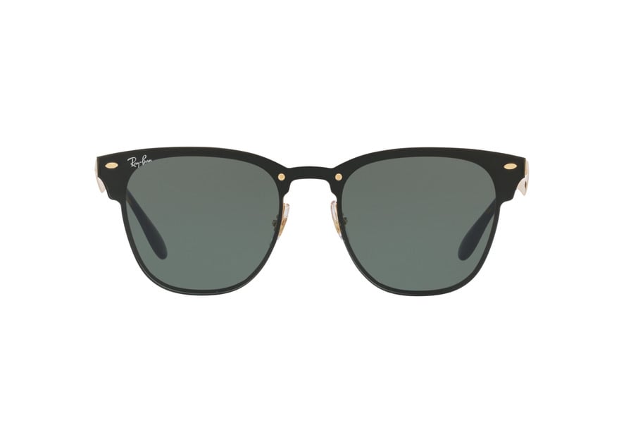 RAY-BAN BLAZE CLUBMASTER RB3576N » GOLD STRIPED