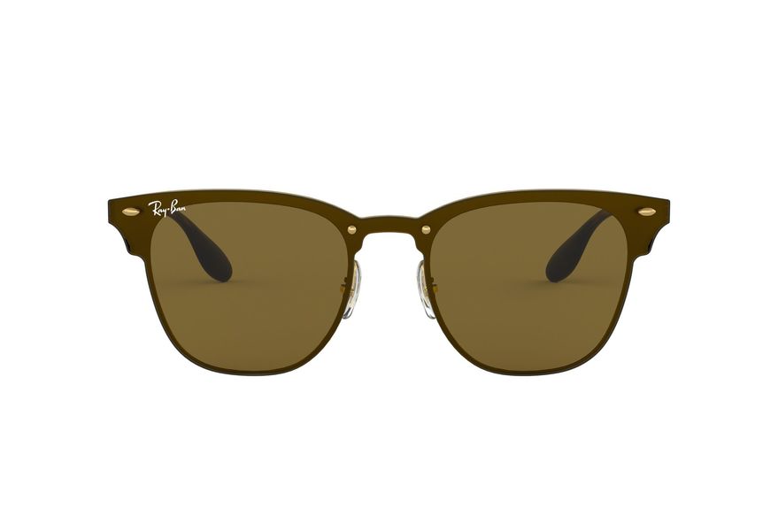 RAY-BAN BLAZE CLUBMASTER RB3576N » BRUSHED GOLD