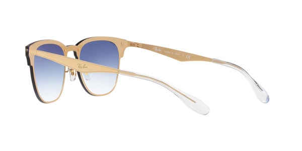 RAY-BAN BLAZE CLUBMASTER RB3576N » BRUSHED GOLD