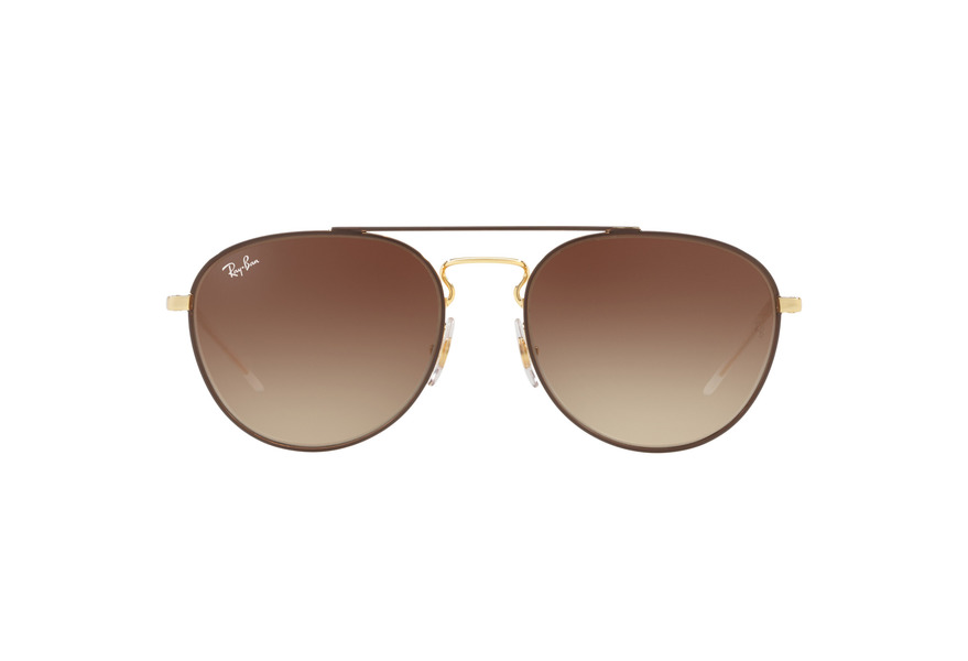 RAY-BAN RB3589 » GOLD TOP ON BROWN