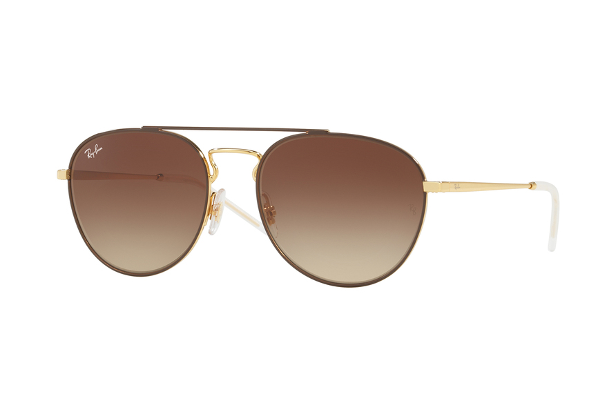 RAY-BAN RB3589 » GOLD TOP ON BROWN