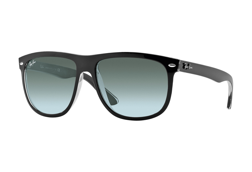 RAY-BAN RB4147 » TOP BLACK ON TRASPARENT GREY GRADIENT AZURE