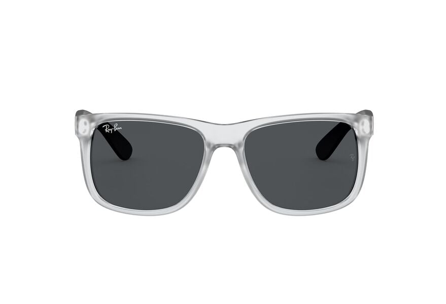 RAY-BAN RB4165 JUSTIN » RUBBER TRANSPARENT