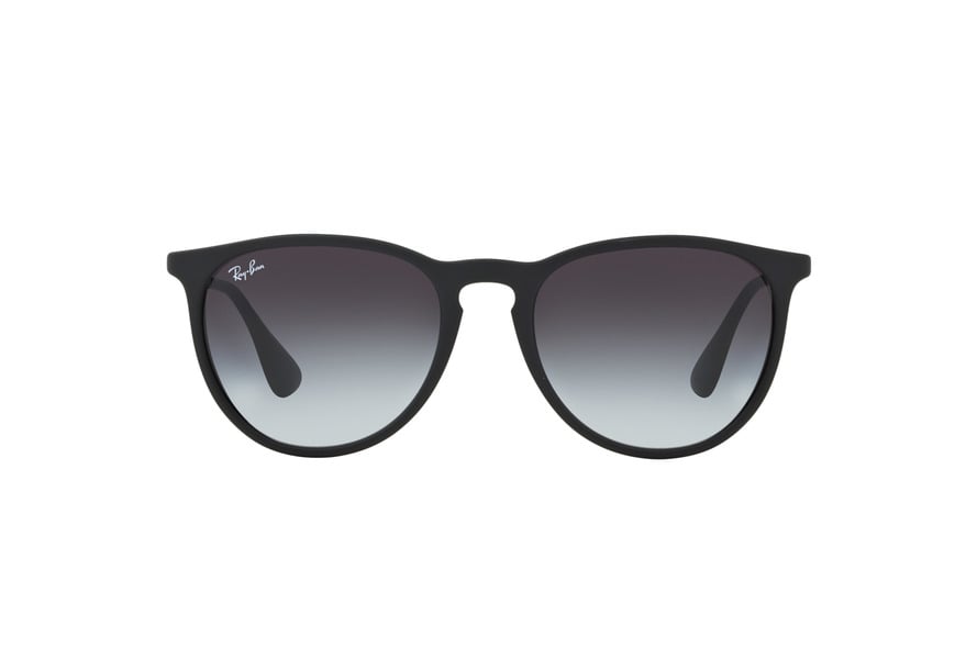 RAY-BAN RB4171 ERIKA » RUBBERIZED BLACK GRAY GRADIENT