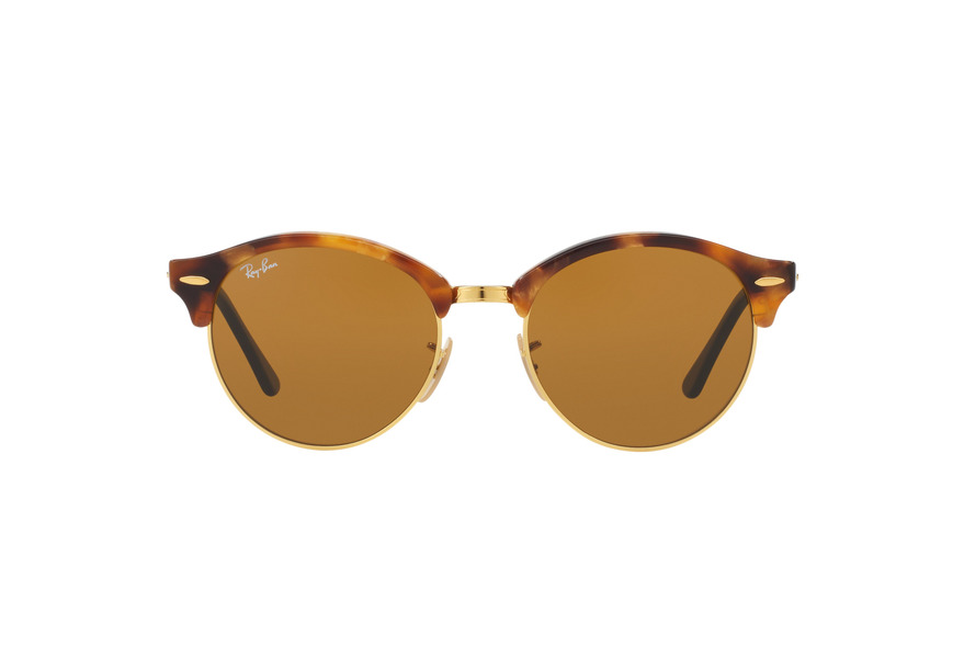 RAY-BAN RB4246 CLUBROUND » SPOTTED BROWN HAVANA