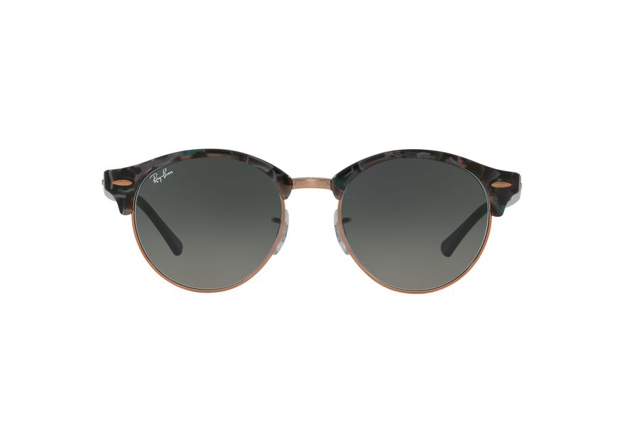 RAY-BAN RB4246 CLUBROUND » SPOTTED GREY/GREEN