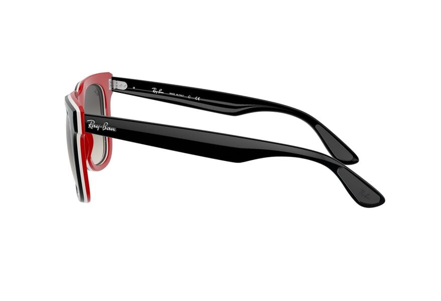 RAY-BAN RB4368 » BLACK WHITE RED