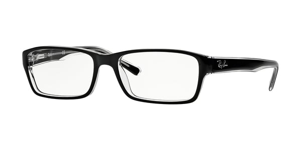 RAY-BAN RX5169 » TOP BLACK ON TRANSPARE