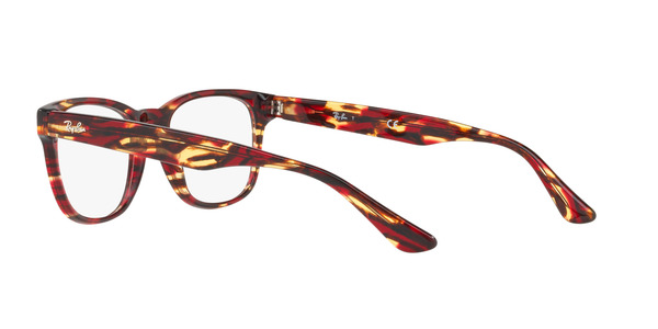 RAY-BAN RX5359 » SPOTTED RED/ BROWN/YELLOW