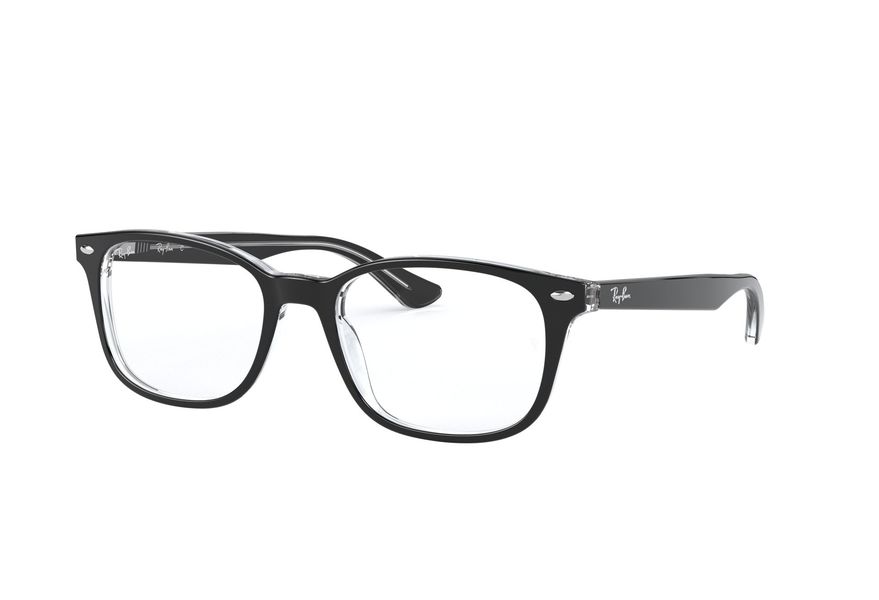RAY-BAN RX5375 » TOP BLACK ON TRANSPARENT