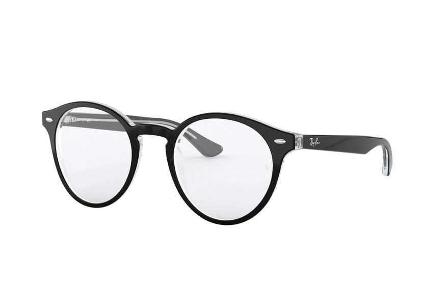 RAY-BAN RX5376 » TOP BLACK ON TRANSPARENT