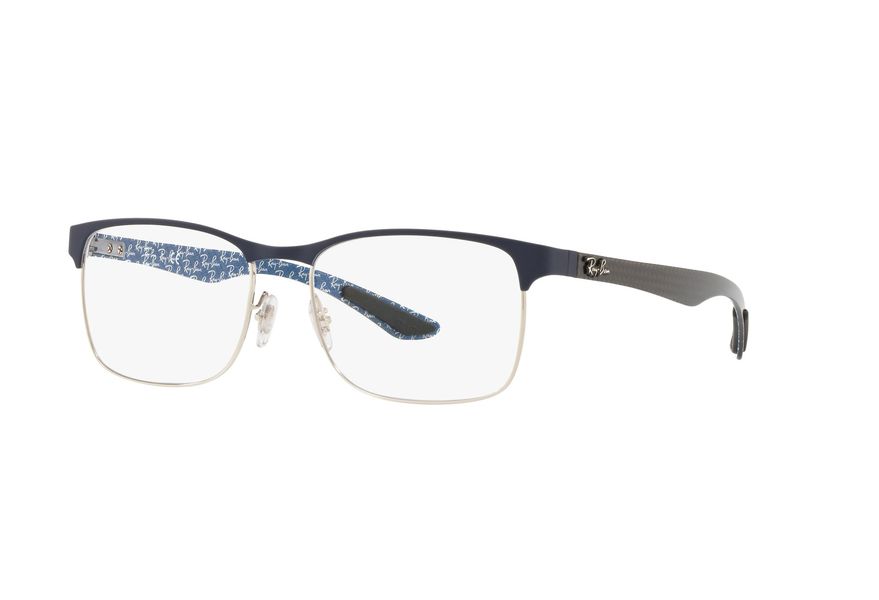 RAY-BAN RX8416 » SILVER ON TOP MATTE BLUE