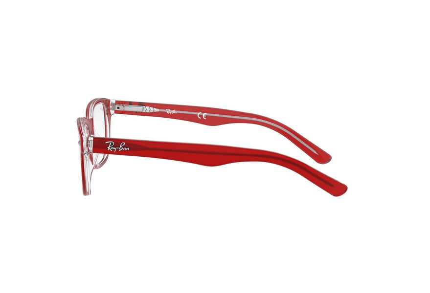 RAY-BAN JUNIOR RY1555 » RED ON TRASPARENT